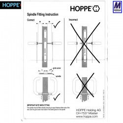 Spindle alignment instructions