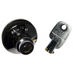 Ceilite Glass door push lock, 29mm