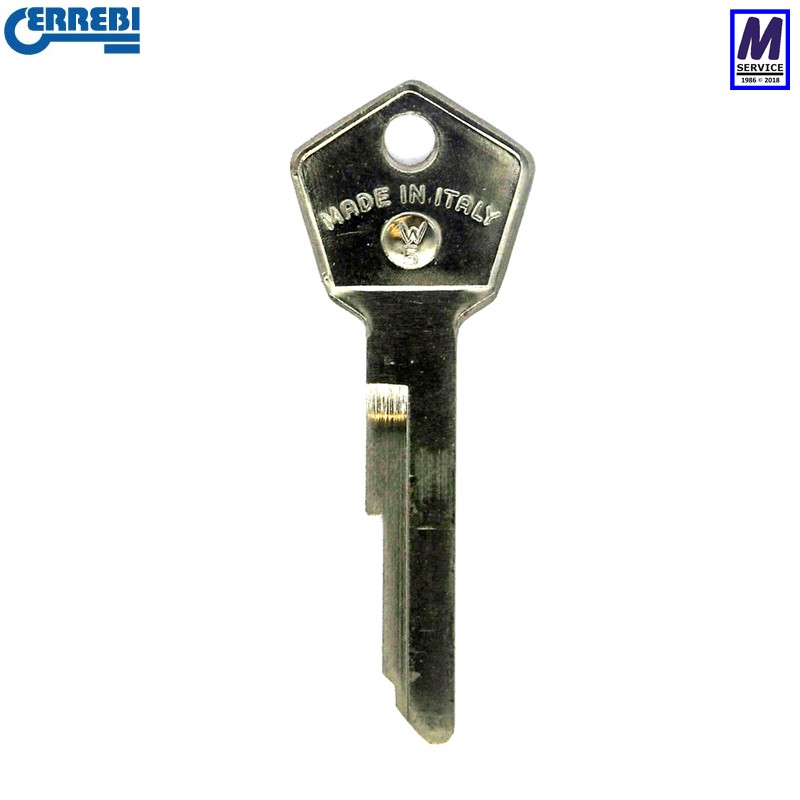 Errebi W5 Witte key blank Errebi W5 Witte key blank
